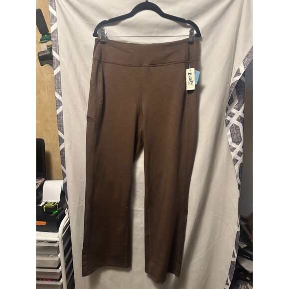 NWT Duluth Women's NoGA Classic Relaxed Leg Pants Brown Size Mx31 - Picture 1 of 6